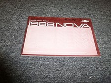 1988 Chevy Nova Sedan Original