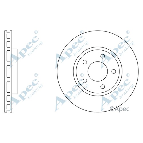 Brake discs vented - brake, for