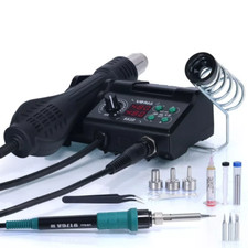 750W YIHUA 882D 2-in-1 Hot Air Rework Station Soldering Iron Station Kit Digital