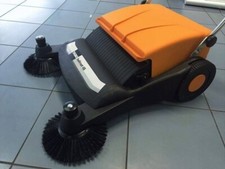 TASKI balimat 45 Manual Sweeper can be used Indoors and out.