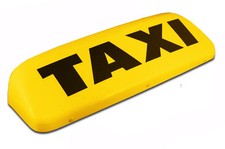 23" LED MAGNETIC TAXI ROOF SIGN LIGHT YELLOW  TAXI METER TOP SIGN CAB LIGHT