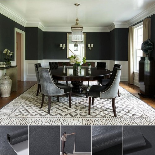 Plain black textured - plain, wallpaper
