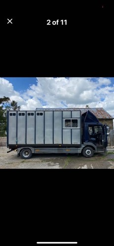 Horse box lorry mercedes - box, 7.5t