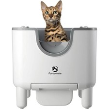 Self-Cleaning Litter Box Open-Top Automatic Cat Litter Box Easy Maintenance