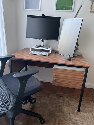 Home office desk industrial - home,