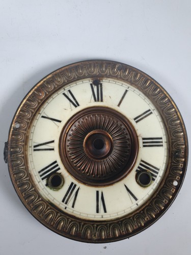 Antique ansonia clock dial - clock,