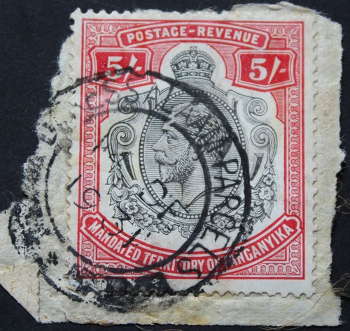 Tanganyika 1927 five - gv,