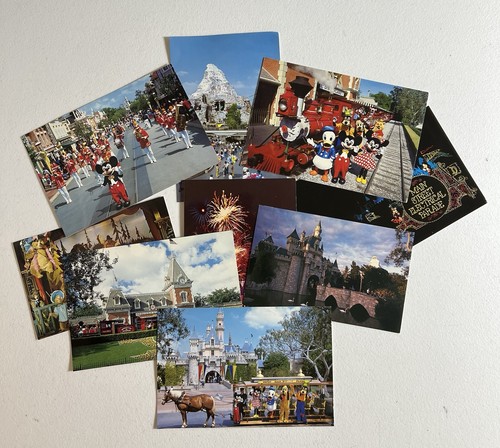 Disneyland postcards lot - postcards,