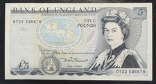 Old Five £5 Pound Note