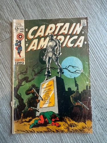 Captain america 113 marvel - captain, (marvel