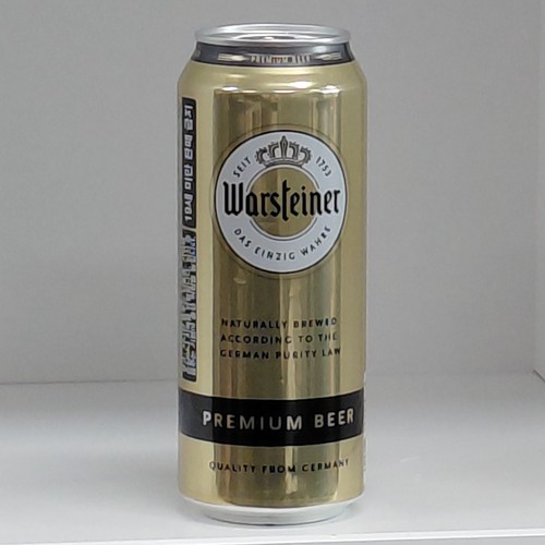 Warsteiner beer can - , empty