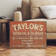 Vintage Style Cafe English Pie