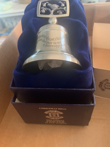 Crown rose pewter bell - crown,