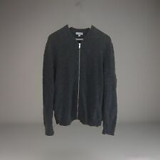 Cos Grey Wool Full Zip up Dark