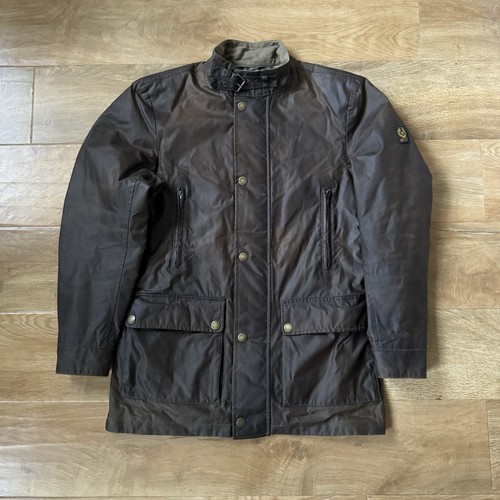Belstaff wax jacket brown - belstaff,