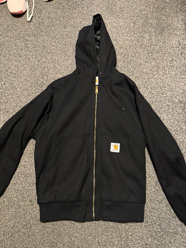 Carhartt mens black hooded - black,