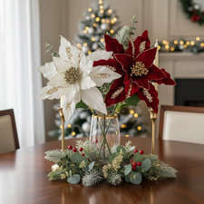 Luxury Velvet Poinsettia