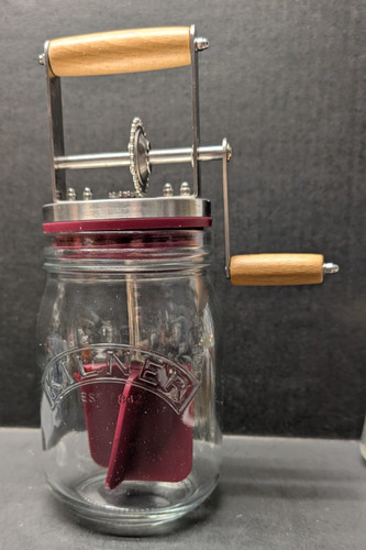 Kilner butter churner for home - butter,