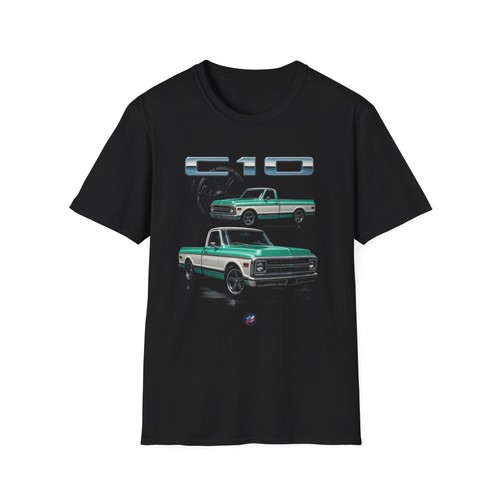 1969 chevy c10 green pickup - c10,