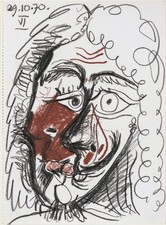 Pablo Picasso : Head of a Man