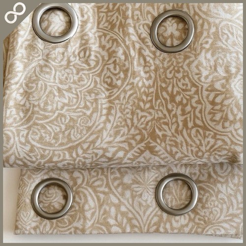 Dkny damask curtain panels - curtain,