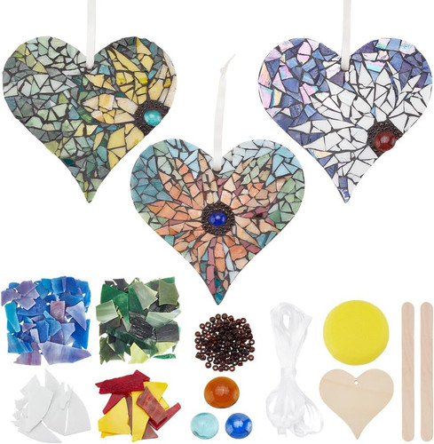 Sets diy heart mosaic kit - 3,