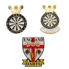 Dartboard Pin Badge / England