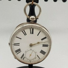 ANTIQUE SOLID SILVER WALTHAM