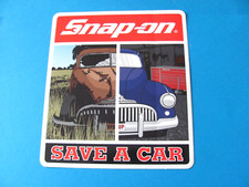 Snap-on Tools Sticker / Decal. SAVE A CAR. Clearance price !
