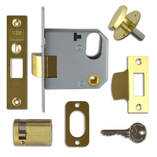 Union oval cyl nightlatch - oval,