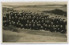 Large Group of Sea Cadets South Queensferry Real Photo Vintage Postcard M5