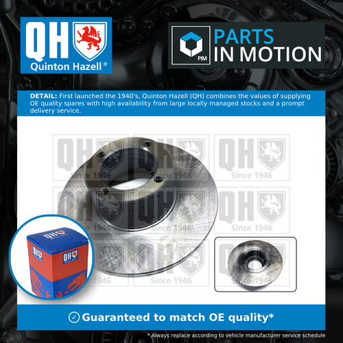 Brake discs pair solid - pair, fits