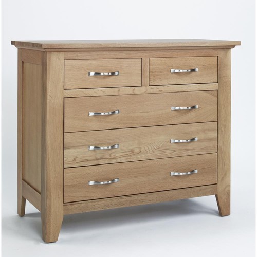 Solid oak over chest of - solid,