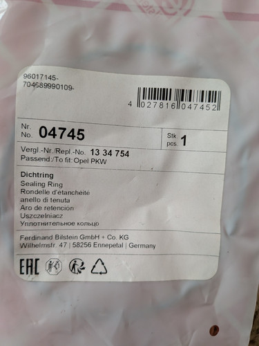 Febi ring water pump sealing - febi,