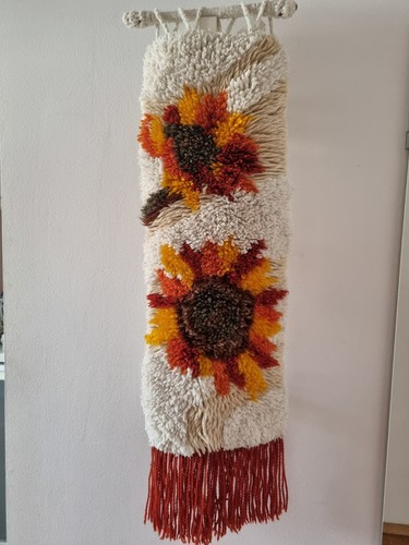 Vintage 1970s latch hook - 1970s, rug