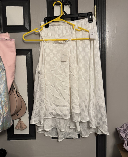 Cato white polka dot - polka,