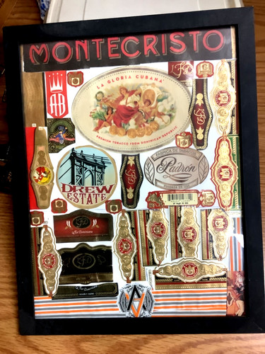 Cigar bands embossed vintage - embossed,