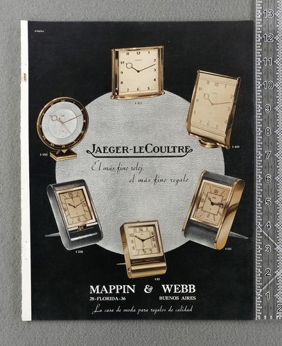 1944 jaeger lecoultre clock - 1944,