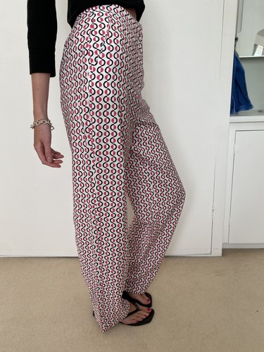 Zara wide leg floaty trousers - zara,