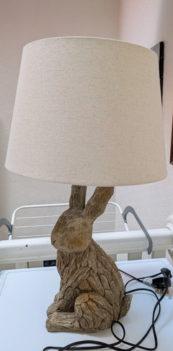 Driftwood effect rabbit table - rabbit,