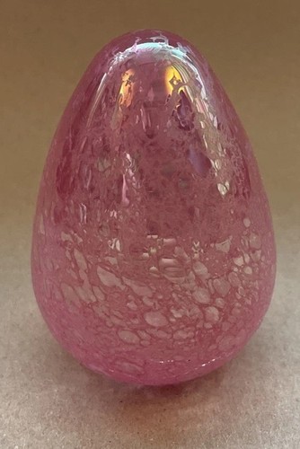 Vintage heron glass iridescent - glass,