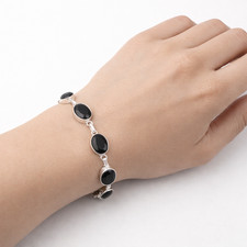Black Onyx Gemstone 925