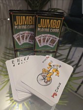 Jumbo playing cards deck extra - playing,