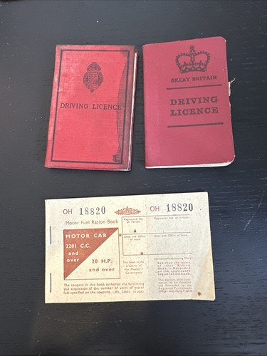 Vintage driving licences - 2,