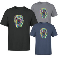 Splash Shar Pei Dog Breed Mens Womens T Shirt Funny Dog Lovers Tee Top