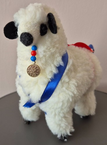 Fluffy sheep figure decorative - figure,