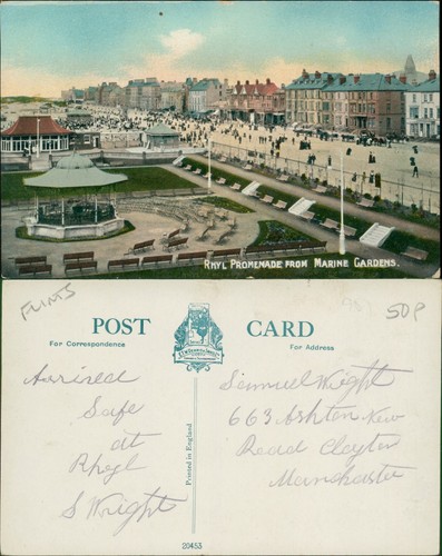 Rhyl promenade from marine - promenade,
