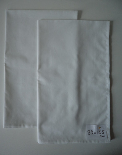 New pair white polycotton baby - white,