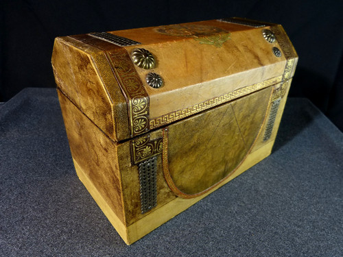 Antique letter box chest 19th - antique,