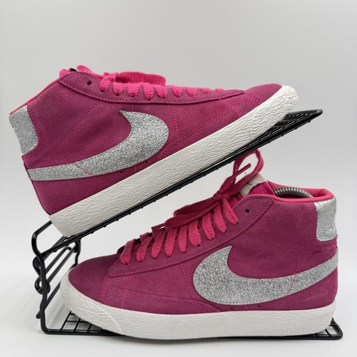Nike blazer mid pink - nike, suede